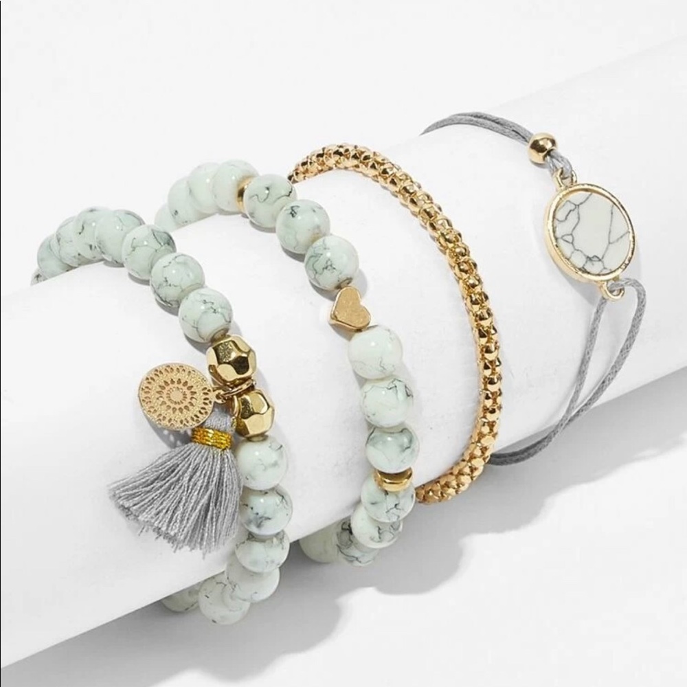 Marble design bracelets